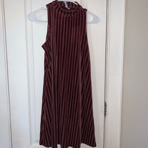 Velvet swing dress
